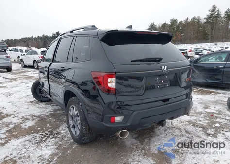 2022 Honda Passport Awd Trailsport from USA, damaged, VIN 5FNYF8H65NB000657